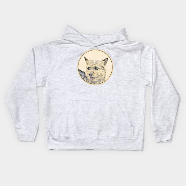 Norwich Terrier Kids Hoodie by Alpen Designs